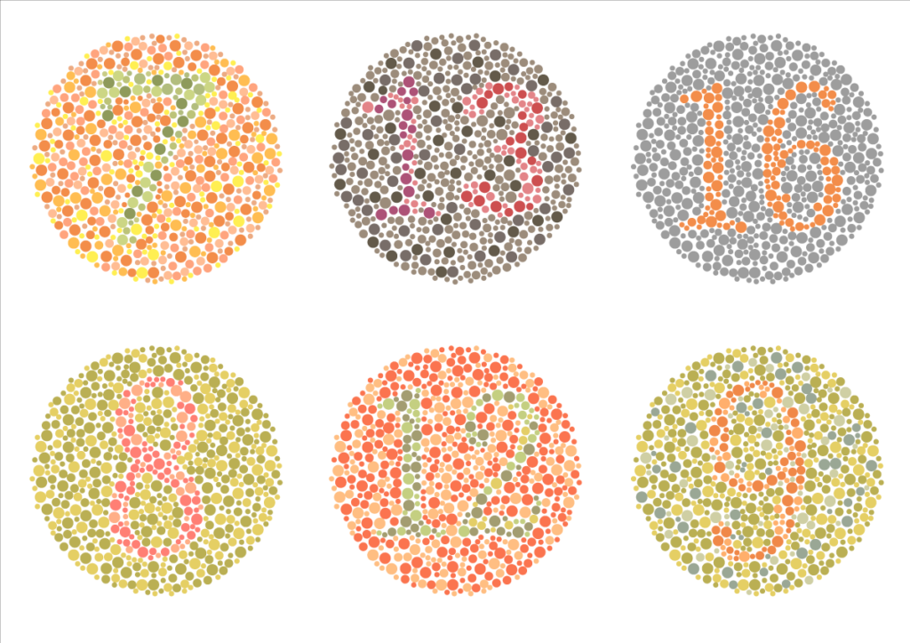colour-blindness test